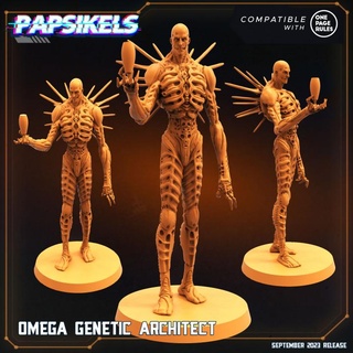 omega genetic architect papsikels miniatures Tabletop Characters & Creatures Sci-Fi Universe alien leader engineer aliens prometheus engineers 3d print model - Mito3D