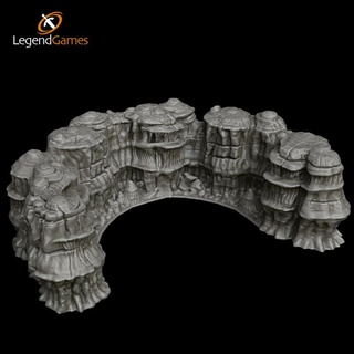 Legendenspiele Höhle Mauer Legende Spiele Tischplatte 3D druckbar Terrain Fantasie Chaos Weg Korridore Passage Höhlen Wege Passagen 3d print model - Mito3D