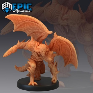 winged devil army axe hell warrior demon general evil lord abyss encounter epic-miniatures demon army axe devil fantasy hell medieval monster rpg warhammer warrior lord sla evil enemy tabletop dungeon general encounter dnd abyss winged pathfinder npc pre-supported supported pre  3d print model - Mito3D