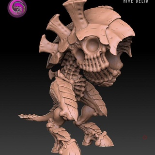 alien crusher torso set hive delta Tabletop Characters & Creatures Sci-Fi Universe bug miniatures model zerg xenomorph carnifex xenos tyranid hivedelta 3d print model - Mito3D