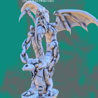 ethereal covenant ghost dragon necroghost mage tordo miniatures Tabletop Characters & Creatures Fantasy Universe stl undead revolution 10mm warmaster tordominis 3d print model - Mito3D