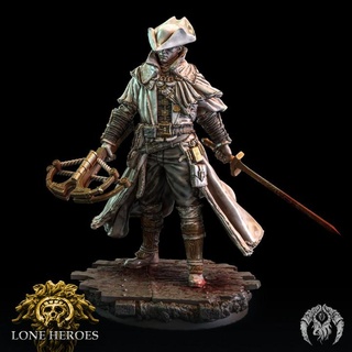 carver investigator bestiarum miniatures hero character hunter rogue dnd inquisitor demonhunter adventurer 5e lone wanderer 3d print model - Mito3D