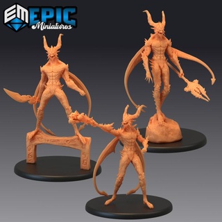arch devil set hell warrior demon general evil army abyss encounter epic-miniatures fantasy medieval monster rpg warhammer sla enemy tabletop dungeon dnd pathfinder npc pre-supported supported pre 3d print model - Mito3D