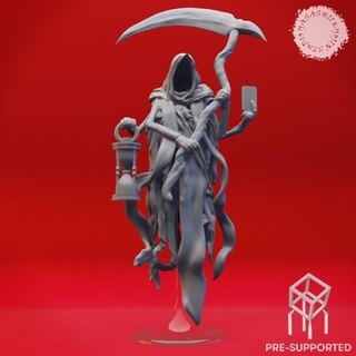 reaper wraith - book beasts tabletop miniature pre-supported yasashii kyojin studio Tabletop Characters & Creatures Fantasy Universe 40k beast creature monster undead character dungeonsanddragons roleplaying mtg dnd pathfinder kingsofwar aos ttrpg warcry mordhiem 3d print model - Mito3D