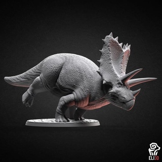 Pentaceratops dino 3d oyuncaklar oyunlar hayvan yaratık rakamlar Dinozor sürüngen minyatür tarih öncesi dinozorlar Triceratops jurrasic paleontoloji styracosaurus 3d print model - Mito3D