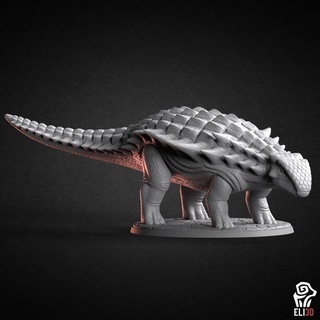 nodosaure dinosaure 3d jouets Jeux animal créature figures reptile miniature dinosaures jurrasic paléontologie ankylosaure préhistorique 3d print model - Mito3D