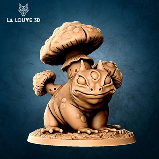 toad mushroom la louve 3d Tabletop Characters & Creatures Fantasy Universe forest monster rpg miniature frog minis fungus dnd 32mm champignon monstre grenouille jdr miconid crapeau 3d print model - Mito3D