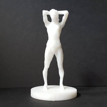woman standing education statuesculpturefiguredecoration 3d print model - Mito3D