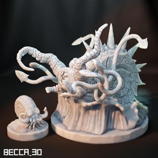 kaijumon omanyte fan arte tavolo personaggi creature Pokemon mare roccia fossile calamaro creare craken omastar 3d print model - Mito3D