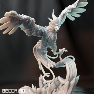 kajumon buz kuş hayran Sanat masaüstü karakterler yaratıklar mini pokemon Anka kuşu zapdos Moltres eklem yeri 3d print model - Mito3D