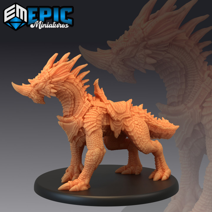 mavi koruma Drake binmek efsanevi Ejderha dağ karşılaşma büyülü canavar epic miniatures fantezi Ortaçağa ait rpg Warhammer sla düşman masaüstü zindan dnd yol bulucu npc pre supported destekli ön 3D print model - Mito3D