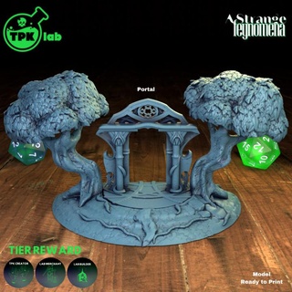 portal fey realm scenery tpk lab dragons dungeons game miniatures rpg terrain miniature tabletop wargame d&d scatter ttrpg faery 3d print model - Mito3D
