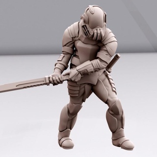 ska'darar space mercenaries - promo warrior pariahminiatures Tabletop Characters & Creatures Sci-Fi Universe soldier mercenary sci fi skadarar 3d print model - Mito3D