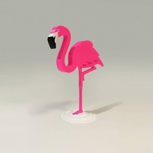 flamingo giochi giocattoli bird rosa 3d print model - Mito3D