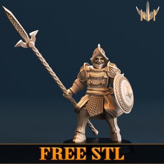 free eternal janissary promo 01 triple spire workshop Tabletop Characters & Creatures Fantasy Universe ottoman warhammer warrior empire aos 3d print model - Mito3D