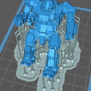 atlas supported aaron hollern Fan Art Tabletop Characters & Creatures Sci-Fi Universe Vehicles Machines mechwarrior battletech mwo 3d print model - Mito3D
