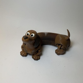 souple Daschund stlflix jouets Jeux chien jouet articulé Couleur flexi Hot dog saucisse 3d print model - Mito3D