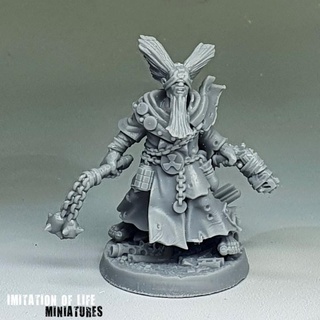 janosh seer nuclear cult zealot imitation life miniatures Tabletop Characters & Creatures Sci-Fi Universe modular monk warhammer necromunda fallout post-apocalypse cultist stargrave wasteland presupported cawdor ash-waste redemptionist flaggelant warhammer-40000 3d print model - Mito3D