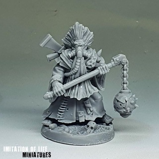 erroneous righteous nuclear cult zealot imitation life miniatures Tabletop Characters & Creatures Sci-Fi Universe monk spoon warhammer necromunda fallout atomic mordheim post-apocalypse cultist stargrave cawdor this-is-not-a-test redemptionist flaggelant warhammer-40000 3d print model - Mito3D