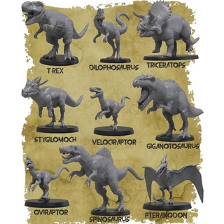 dinosaurs ismael panadero garcia Toys & Games Animal Creature Figures Tabletop Characters Creatures stl animals dinosaur boardgame wargame fantastic creatures 3d print model - Mito3D