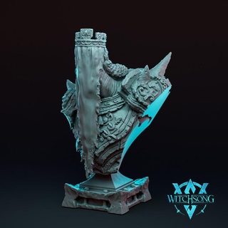 bust - faceless king witchsong miniatures Tabletop Characters & Creatures Fantasy Universe Fan Art Busts free armor halloween horror knight scary undead painting evil dead paint 3d print model - Mito3D