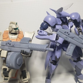 1 144 Roboter Karabiner Mako druckt Tischplatte Zeichen Kreaturen Sci Fi Universum Fahrzeuge Maschinen Gewehr Gundam gunpla 3d print model - Mito3D
