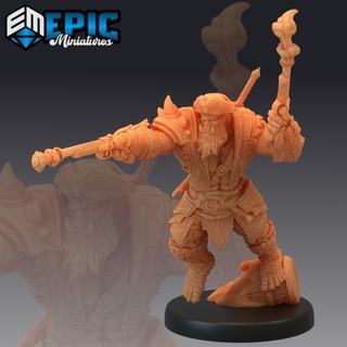 orc pirate captain shooting green skin army warrior corsair master epic-miniatures fantasy medieval monster rpg warhammer sla enemy tabletop dungeon dnd pathfinder npc pre-supported supported pre 3d print model - Mito3D