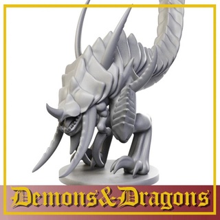 34 demon spawn mecha factory Tabletop Characters & Creatures Fantasy Universe alien beast dog fantasy monster horns 28mm 32mm 3d print model - Mito3D