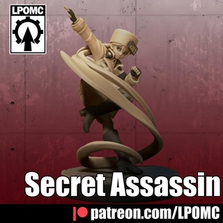 secret assassin chih yu table personnages créatures Sci univers Jeu personnage ftg coupable 3d print model - Mito3D