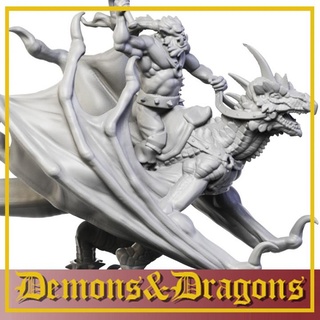 38 wyvern rider mecha factory Tabletop Characters & Creatures Fantasy Universe dragon fantasy goblin ork 28mm 32mm 3d print model - Mito3D