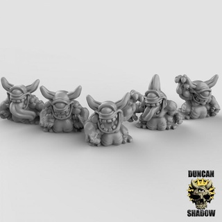 demon swarm singles pre supported duncan shadow Tabletop Characters & Creatures Fantasy Universe 40k warhammer dungeonsanddragons chaos kingsofwar ageofsigmar ttrpg nurglings 3d print model - Mito3D