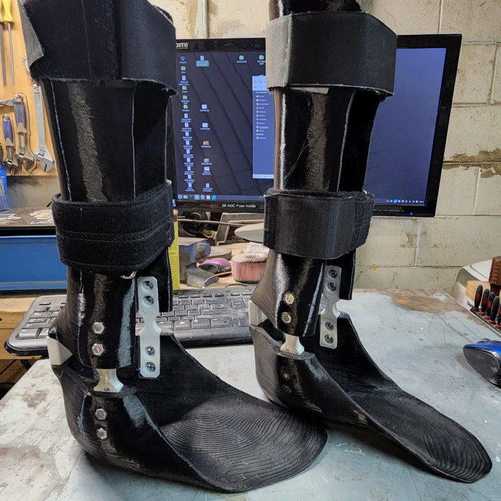 seçenek ii ateş bacak parantez Jason watkins ulaşılabilirlik protez ortez tıbbi destek ayak bileği 3D print model - Mito3D