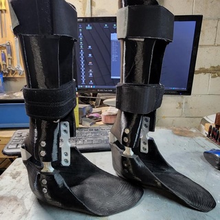 fidim ii afo leg braces jason watkins Accessibility Prosthetic & Orthotic medical brace orthotic ankle 3d print model - Mito3D