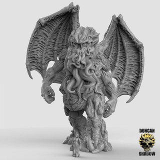 cthulhu pre supported duncan shadow Tabletop Characters & Creatures Fantasy Universe horror dungeonsanddragons dnd mythos lovecraftian callofcthulhu presupported 3d print model - Mito3D