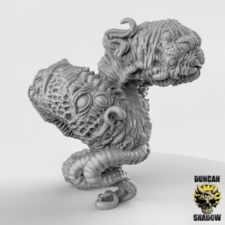 flying polyp pre supported duncan shadow Tabletop Characters & Creatures Fantasy Universe horror dungeonsanddragons dnd mythos lovecraftian presupported flyingpolyp 3d print model - Mito3D