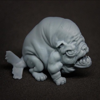 piranha cane gratuito modello cristallo sbarcare tavolo personaggi creature fantasia universo creatura pesce mostro miniatura 3d print model - Mito3D