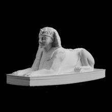 sphinx cleopatra's needle embankment london scan egypt mythology monument thamesfestival cleopatra'sneedle competition-verbatim 3d print model - Mito3D