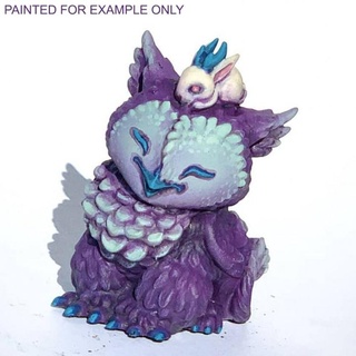 snowy owl griffon supported crystel land Tabletop Characters & Creatures Fantasy Universe cute fantasy toy tabletop bunny dnd gryphon snowowl 3d print model - Mito3D