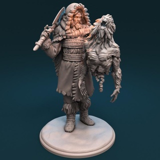 einar barbarian kriszti n hartmann Tabletop Characters & Creatures Fantasy Universe axe warrior northman 3d print model - Mito3D