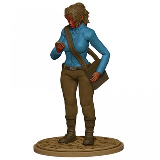 adventurer lady miniaturescraze Tabletop Characters & Creatures Board Games horror arkham noir investigator 3d print model - Mito3D