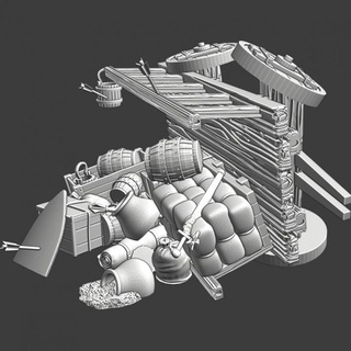 Ortaçağa ait arz vagon yerlebir edilmiş kuzey Haçlı seferleri minyatürler masaüstü karakterler yaratıklar tarihi Evren 3D yazdırılabilir arazi savaş alanı model seyahat oyunları minyatür araba 28mm manzara haçlı lojistik 3d print model - Mito3D