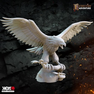 giant eagle hexy studio Tabletop Characters & Creatures Fantasy Universe animal bird dragons dungeons monster large dnd 32mm 5e instant encounters 3d print model - Mito3D
