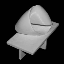 endless ribbon middelheim museum antwerp scan 3d print model - Mito3D