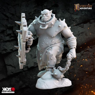 ogre hexy studio Tabletop Characters & Creatures Fantasy Universe monster dungeonsanddragons dnd 32mm 5e morgenstern ogroid instantencounters 3d print model - Mito3D