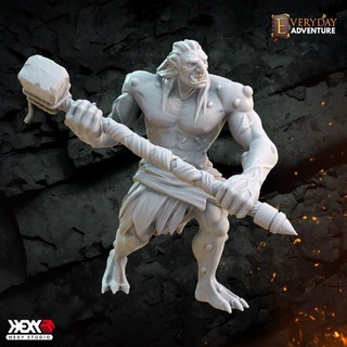 troll hexy studio Tabletop Characters & Creatures Fantasy Universe monster rpg dnd 32mm dungeons dragons 5e instant encounters 3d print model - Mito3D