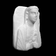 funerária busto akmat filha yarkhay museu hermitage petersburgo scan 3d print model - Mito3D