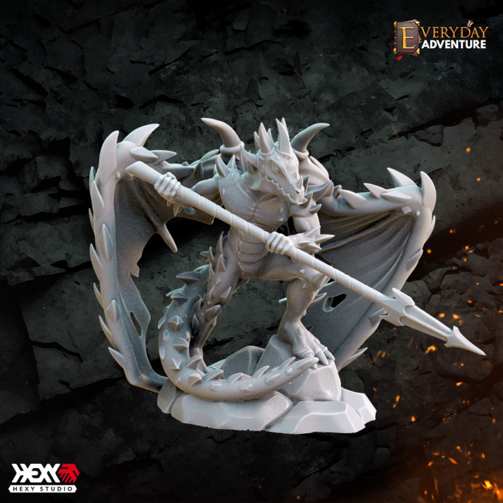 3d imprimable filé diable by hexy studio table personnages créatures fantaisie univers monstre dnd 32mm donjons dragons 5e instant rencontres 3D print model - Mito3D