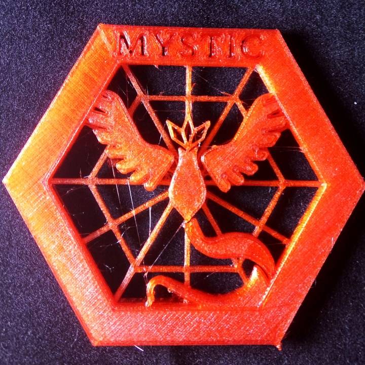 pokemon badges fan art mystic instinct valor 3D print model - Mito3D