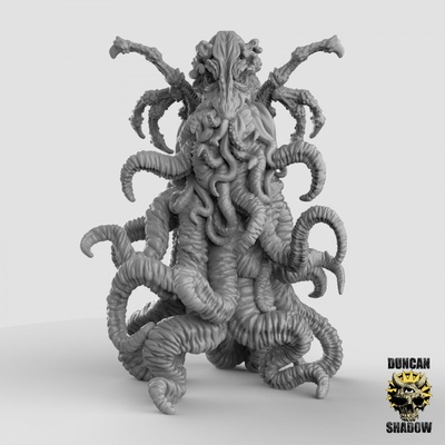 3d printable starspawn pre supported by duncan shadow tabletop characters & creatures sci-fi universe horror dungeonsanddragons cthulhu dnd mythos lovecraftian presupported cthulhi 3d print model - Mito3D