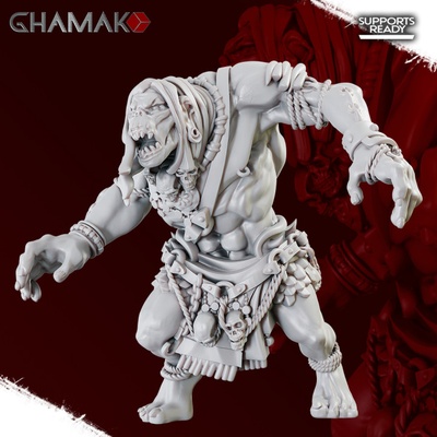 3d printable ancient ogre by ghamak tabletop characters & creatures fantasy universe 40k war warhammer hammer 40 persian 40000 sigmar wh aos ogor gutbusters gorger gorgers 3d print model - Mito3D